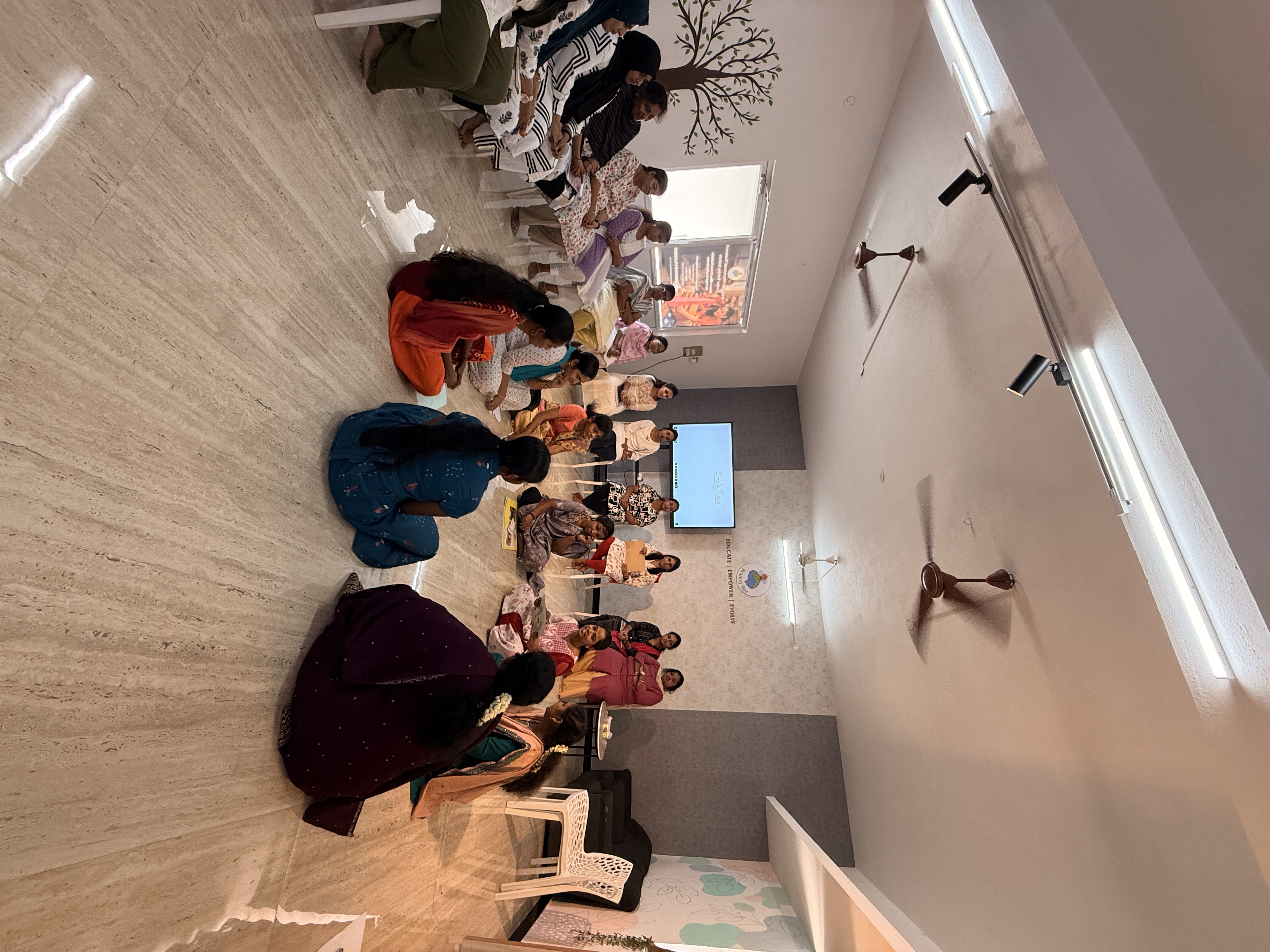 Offline session with aspiring teachers