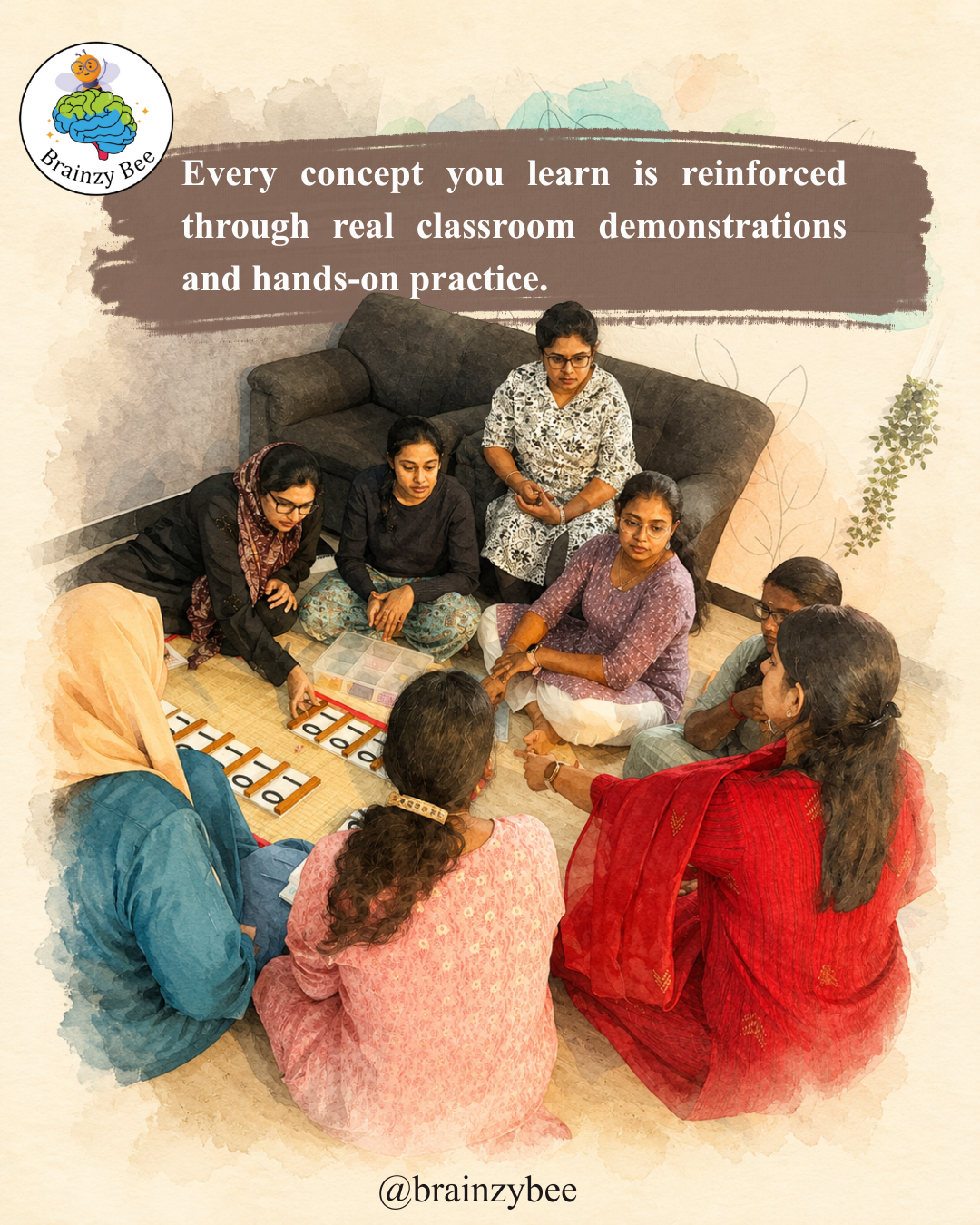 Why Brainzy Bee is the Best Montessori Teacher Training Institute in Coimbatore